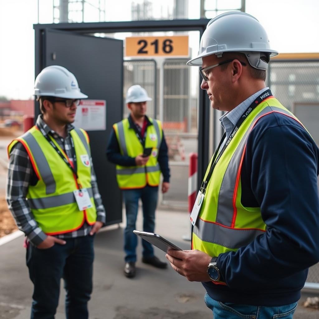 Construction site attendance tracking with RFID system Construction site attendance tracking with RFID system
