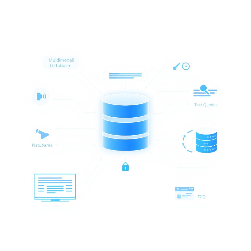 Database interface accepting voice, text, and visual inputs to interact with data using natural communication methods