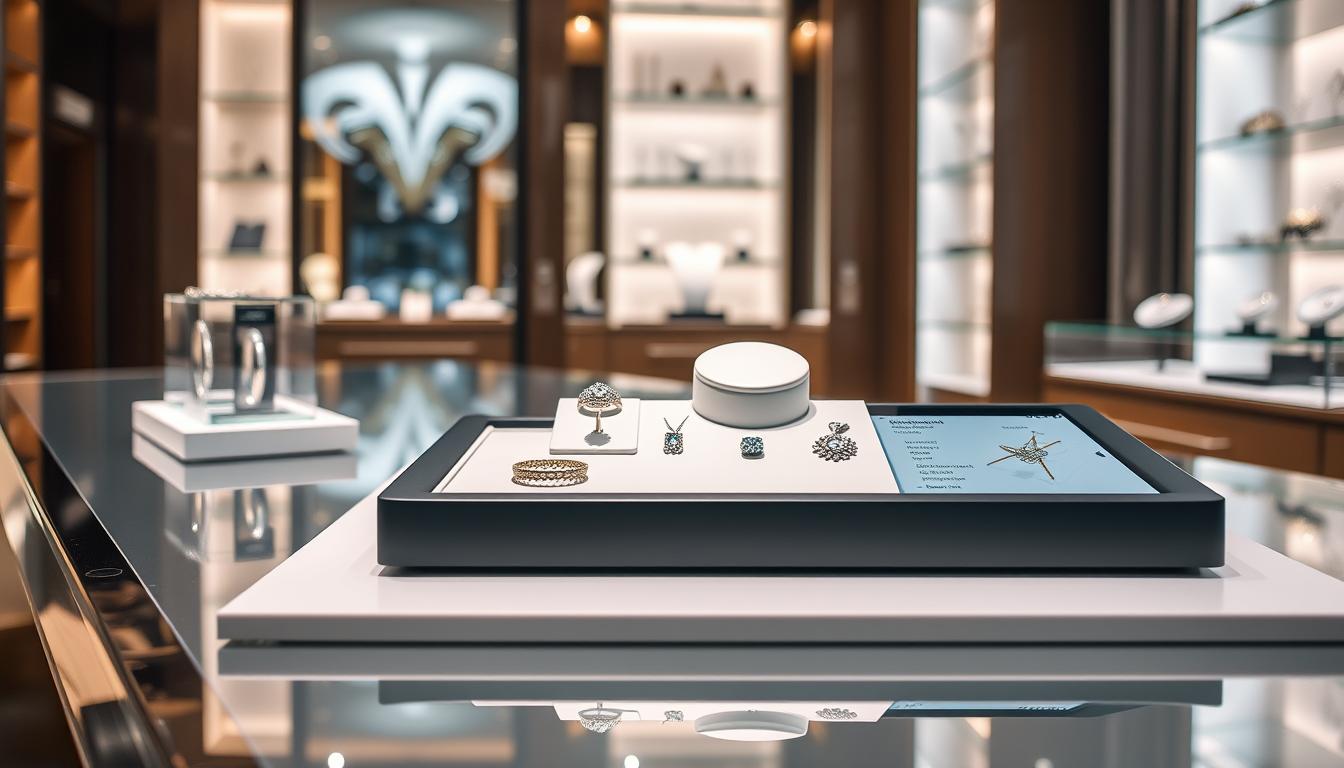 Hexahash-RFID-based-jewellery-tracking-system-overview-showing-magic-tray-and-tablet-display Hexahash RFID based jewellery tracking system overview showing magic tray and tablet display