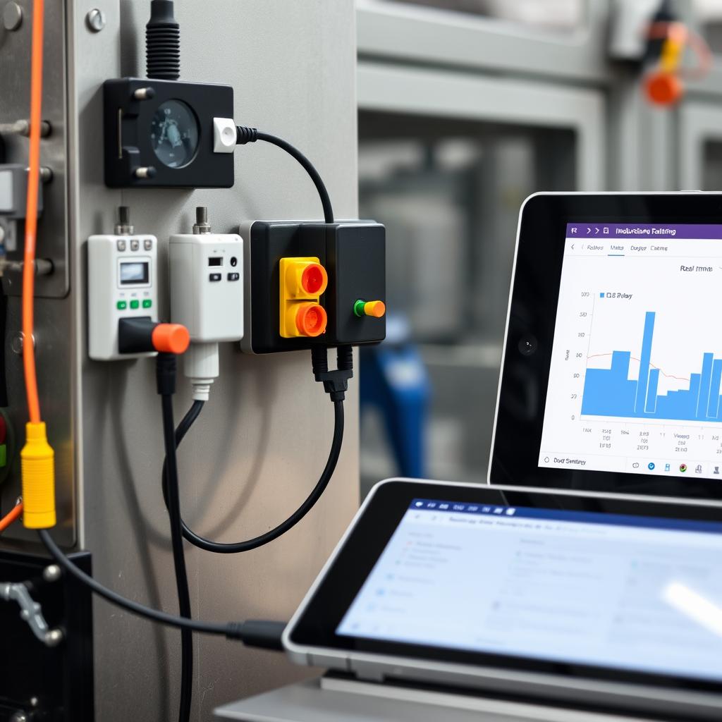 IoT sensors on manufacturing equipment with Odoo integration IoT sensors on manufacturing equipment with Odoo integration