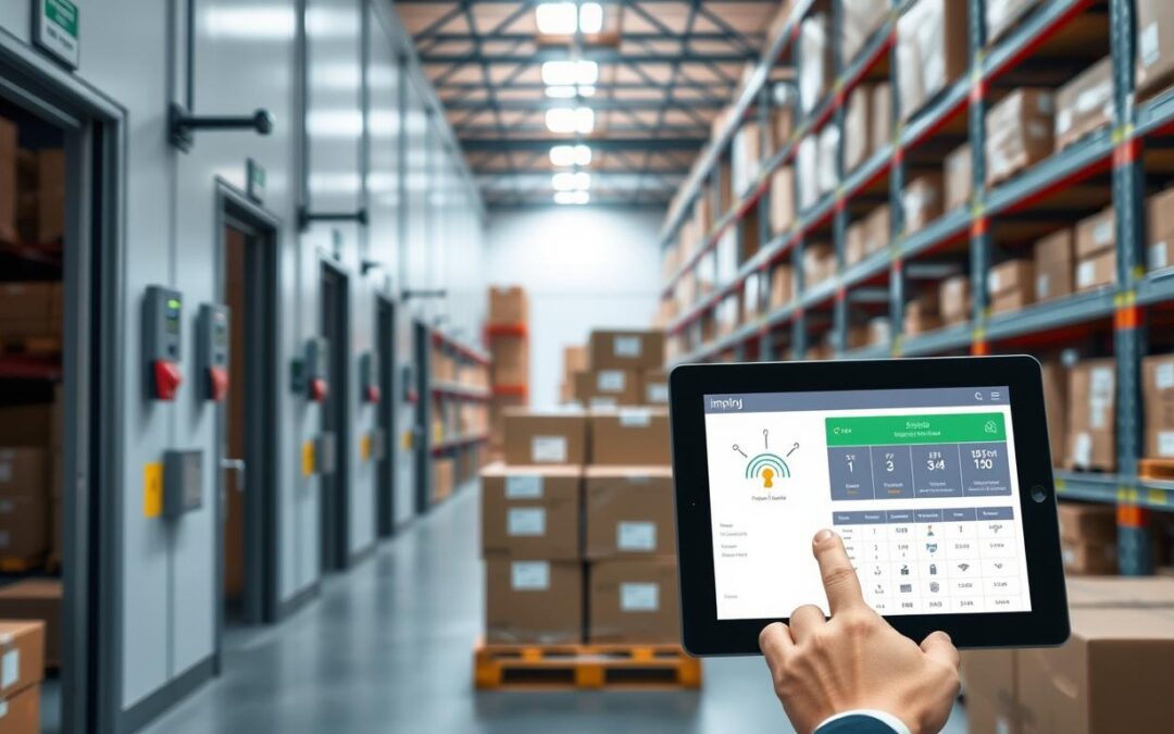 Odoo Inventory with Impinj RFID Readers integration showing warehouse automation