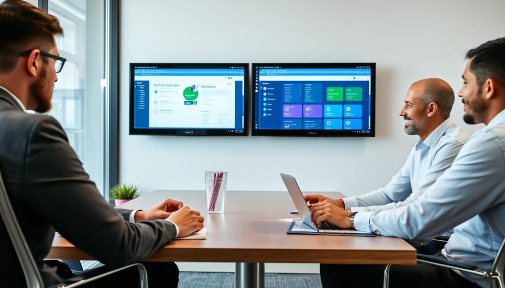 Odoo consultants working with clients Odoo consultants working with clients