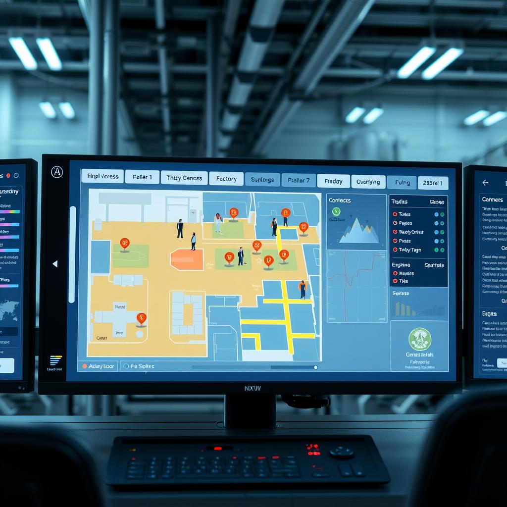 Real-time employee location monitoring dashboard Real-time employee location monitoring dashboard